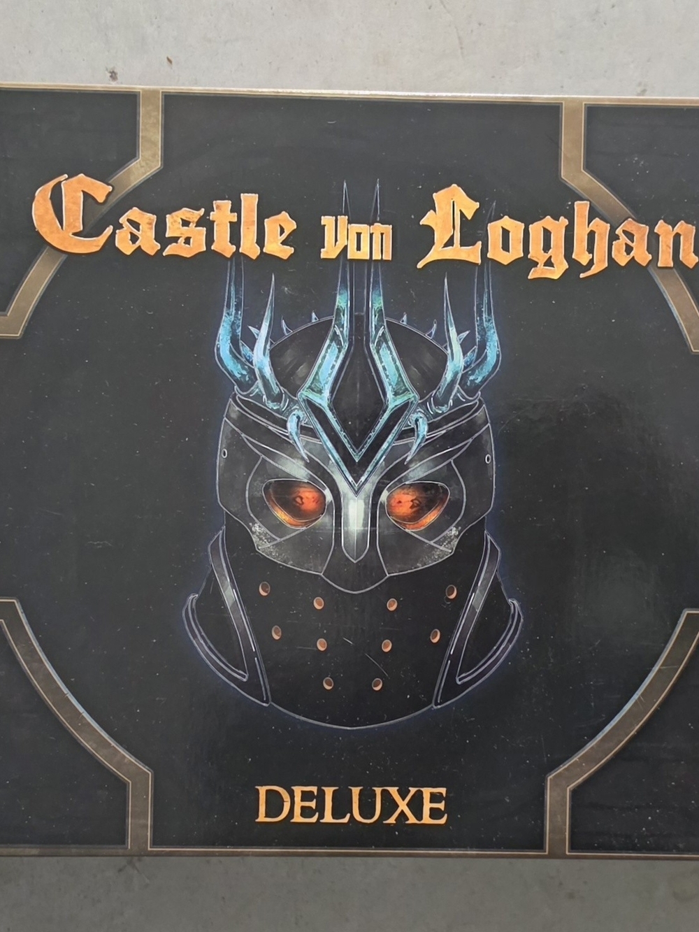 Castle von Loghan Deluxe Board Game - Black & Teal Artwork